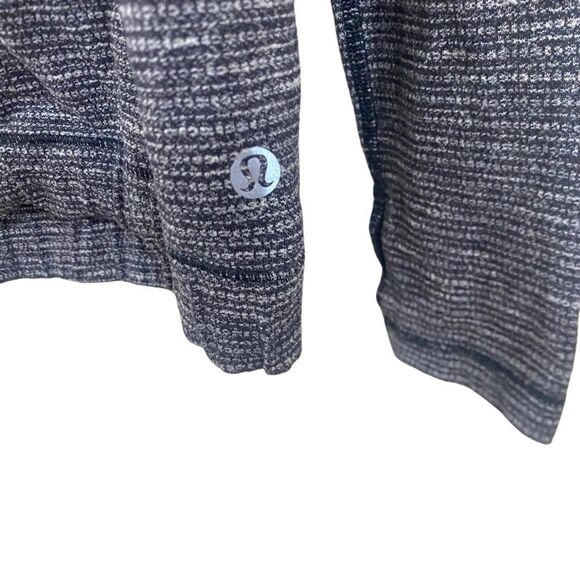 Lululemon Healthy Heart Pullover II Coco Pique Black White size 8 (size tags gon - Picture 2 of 7